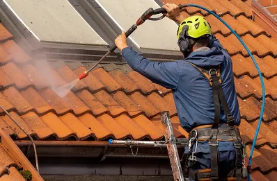 Démoussage et hydrofuge de toiture à Jeandelaincourt